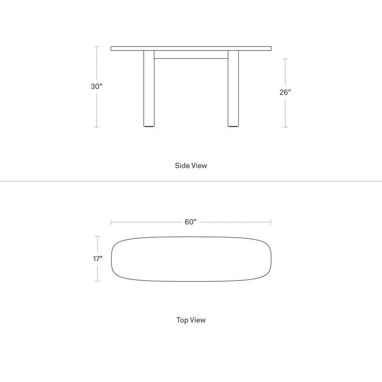 Good Times 60'' Solid Wood Console Table