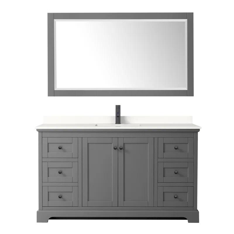 Avery 60'' Single Bathroom Vanity with Top