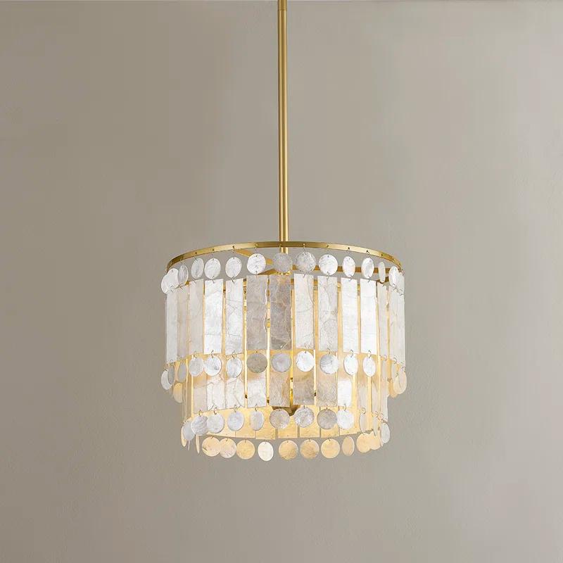 Coretta Chandelier - Natural / 16"