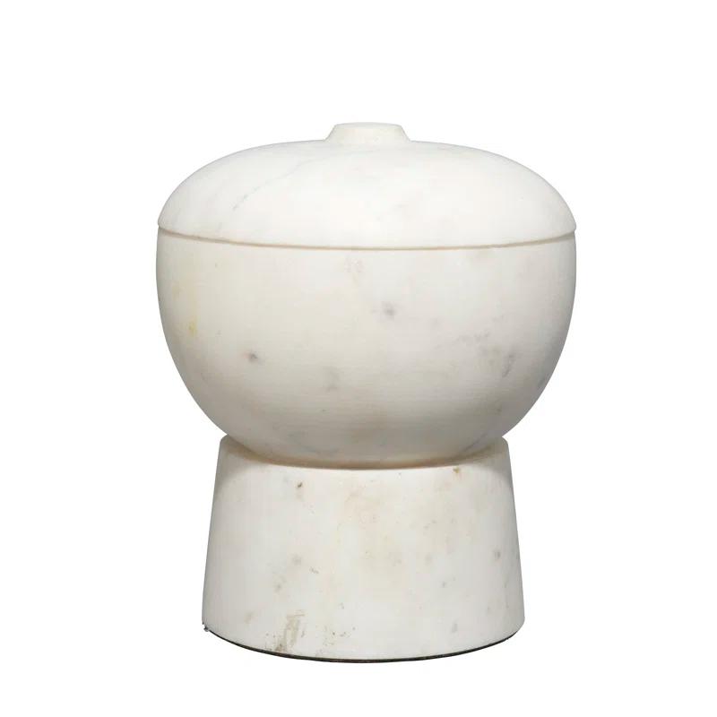 Jamie Young Company Bennett Handmade Marble Decorative Box
