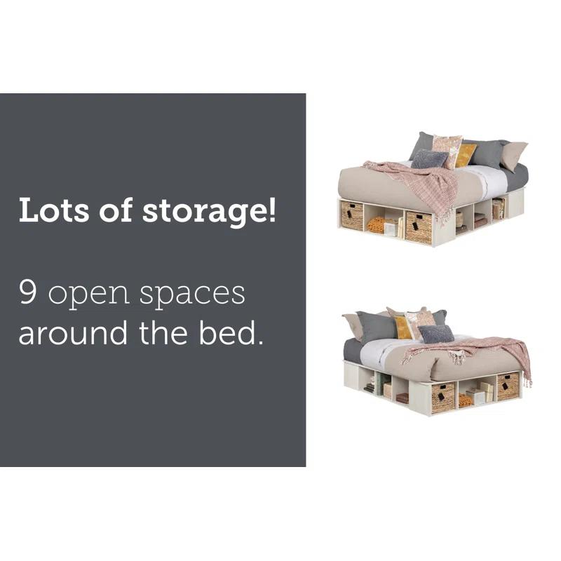 South Shore Lilak Storage Platform Bed