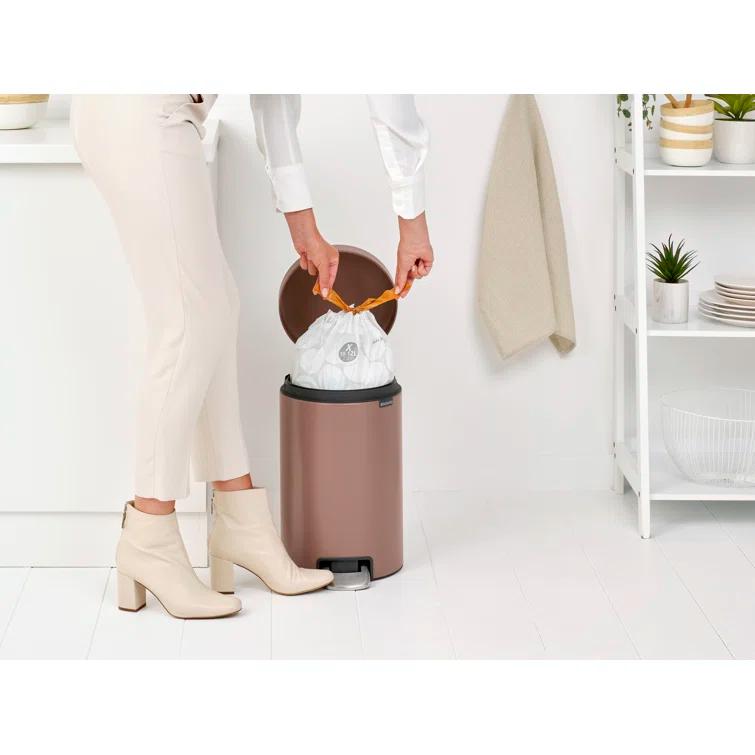 Brabantia Newicon Step On Trash Can, 3.2 Gallon (12 Liter)