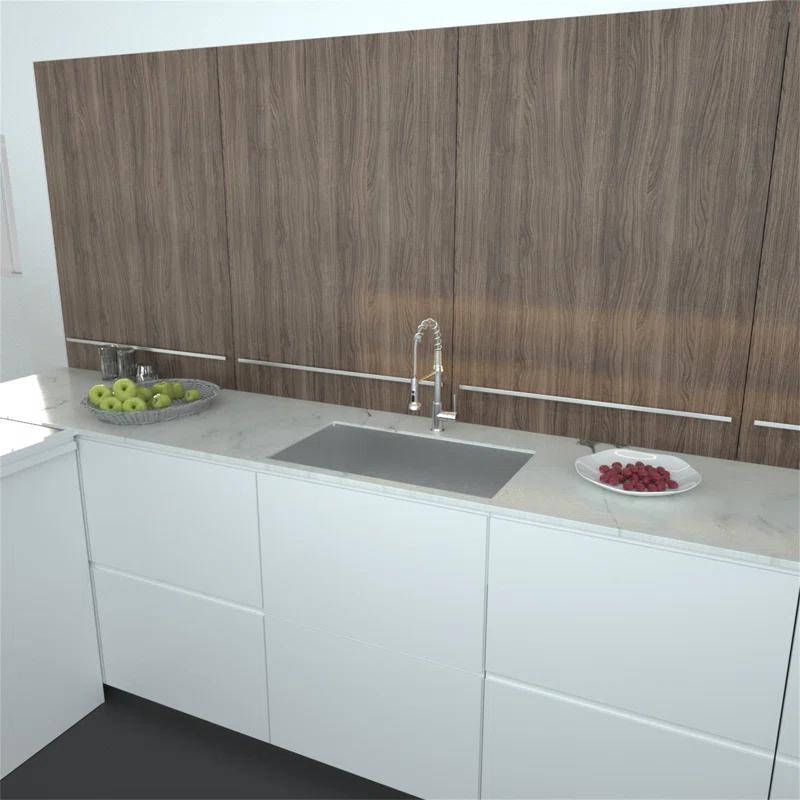 32 Inch Undermount Sink - 32"X19"X9" Undermount Stainless Steel Kitchen Sink 18 Gauge 9 Inch Deep Single Bowl Kitchen Sink Basin