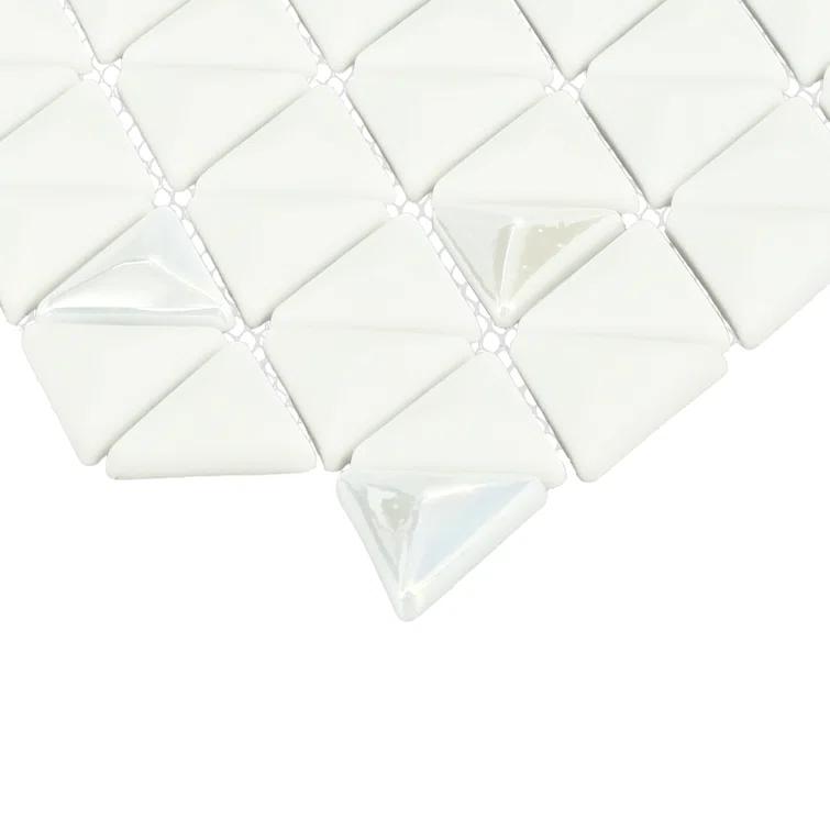 Daltile Starcastle 1" Triangle Glass Wall Mosaic (Set of 13)