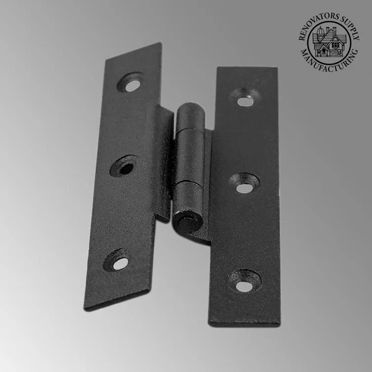 The Renovators Supply Inc. Iron H-Hinge (Set of 40)