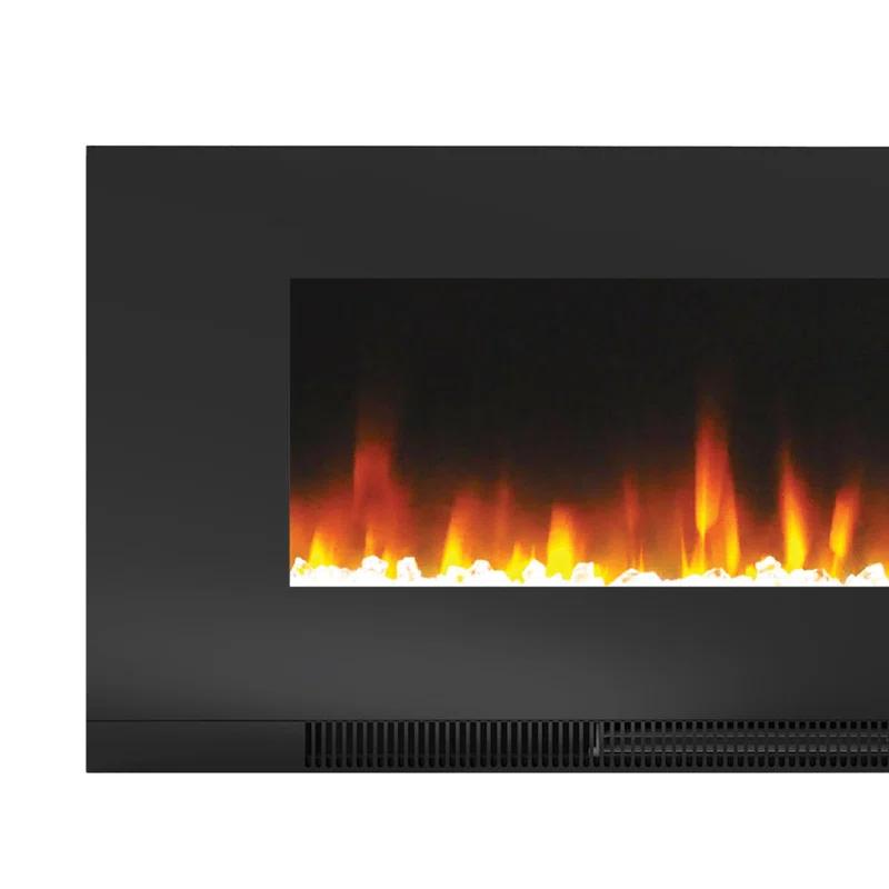 Cambridge Cambridge Wall Mount Electric Fireplace Heater with Remote Control for Indoor Use in Living Room, Bedroom, Home Office