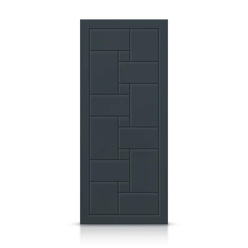 Calhome Hollow Paneled Painted Slab Door