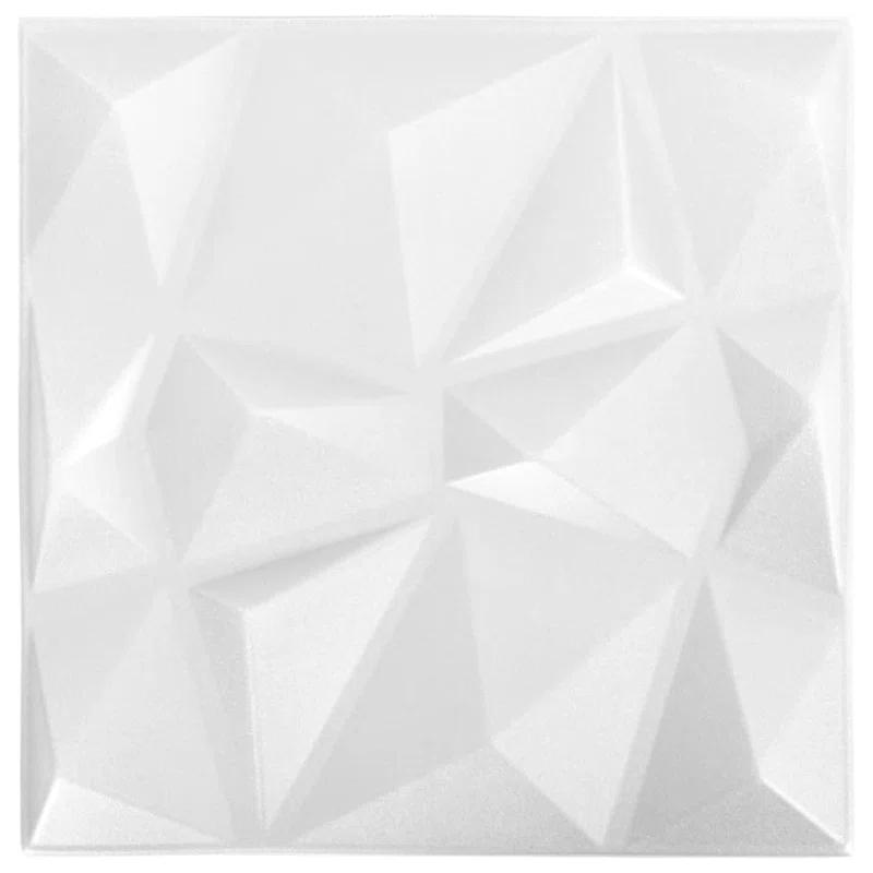 VidaXL 19.7" x 19.7" 3D Wall Panels (12 pack) (Set of 12)