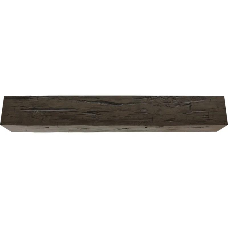 Hand Hewn Timberthane Faux Wood 3-Sided Ceiling Beam (U-beam)