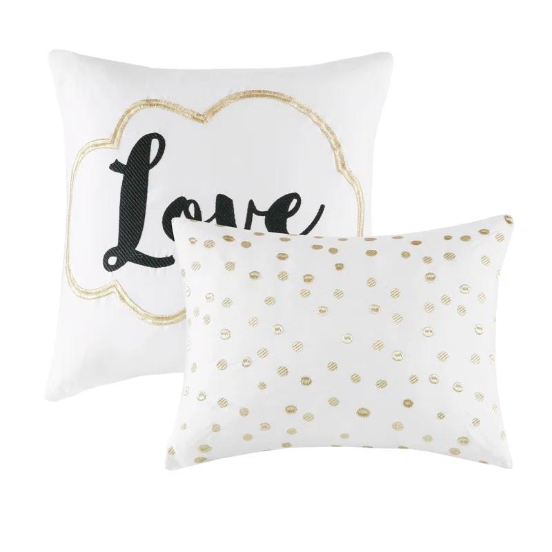 Intelligent Design Raina Metallic Printed Comforter Set