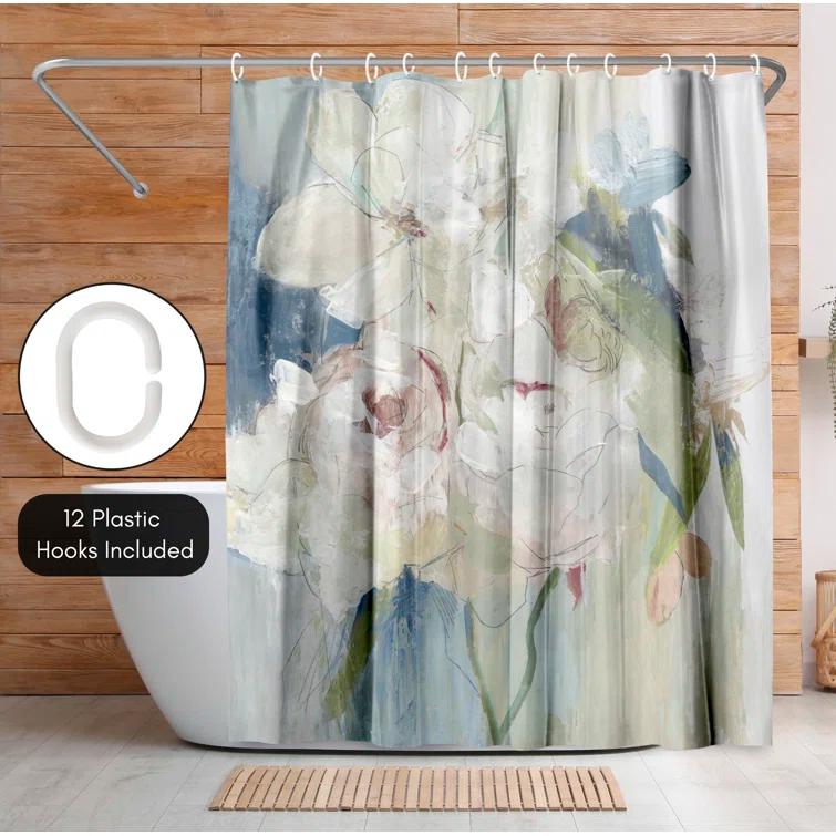 The Twillery Co.® Floral Shower Curtain Blissful Peony by PI Creative Art