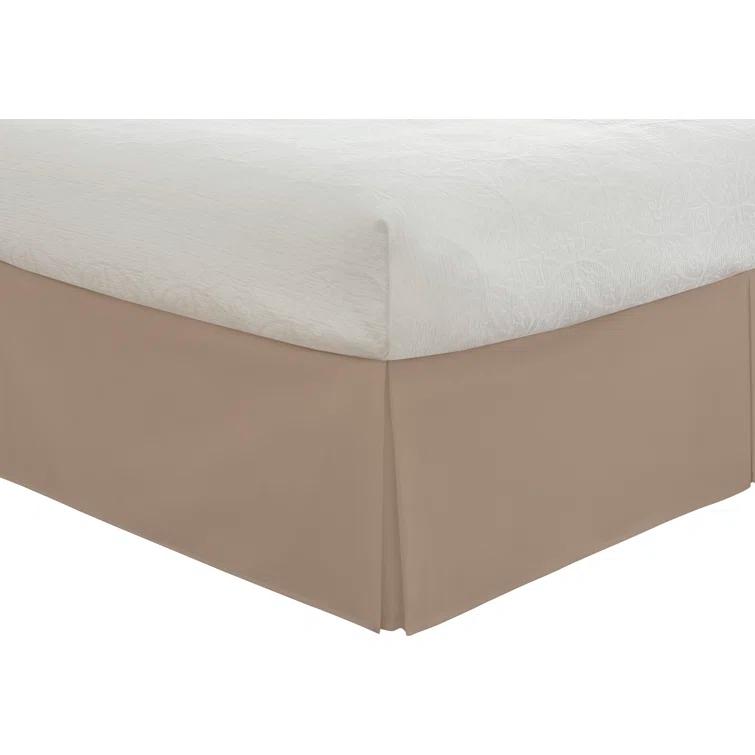 Fresh Ideas Pleated Wrinkle Resistant Wrap Around Bed Skirt