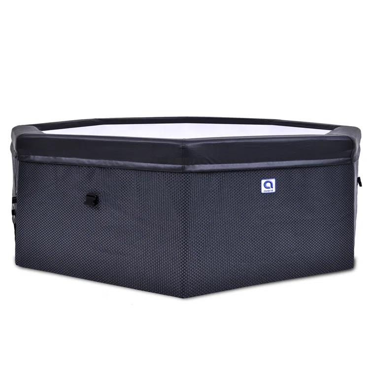Pool Central Avenli Aegean 6-Person Rigid Foam Wall Portable Hot Tub Spa