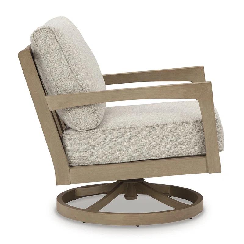 Brewster Outdoor Swivel Lounge With Cushion