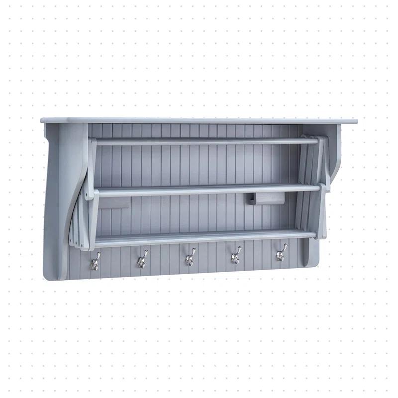 Latitude Run® Collapsible Accordion Wall Mounted Drying Rack & Reviews | Wayfair