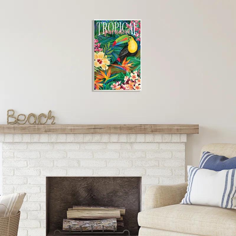 Stupell Industries " Tropical Paradise Toucan "