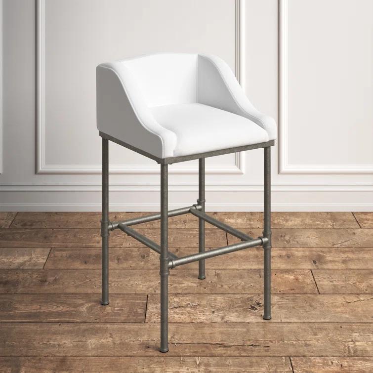 Ophelia & Co. Halltown Metal Counter or Bar Height Stool