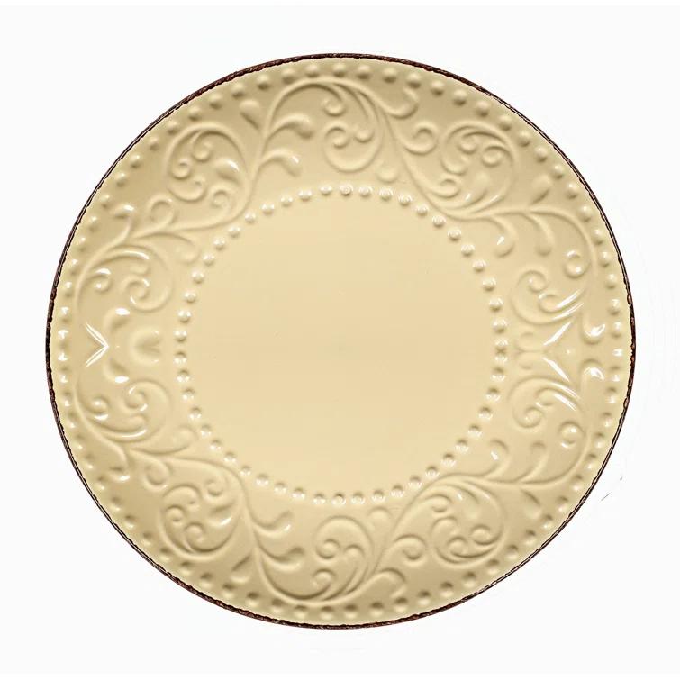 Lorren Home Trends Lorren 16 Piece Stoneware Dinnerware Set - Service for 4