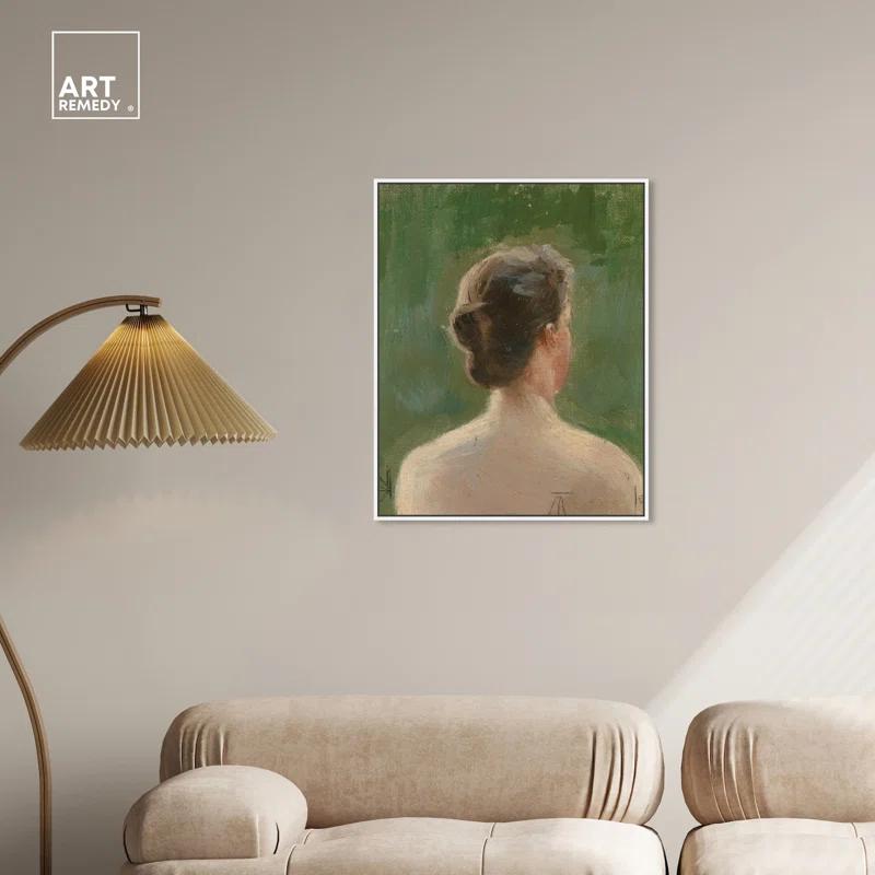 Art Remedy Head Study Canvas Vintage Classic Portrait by Art Remedy