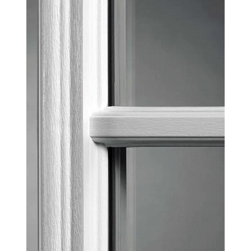 MMI DOOR Clear Glass 80'' Fiberglass Front Entry Doors