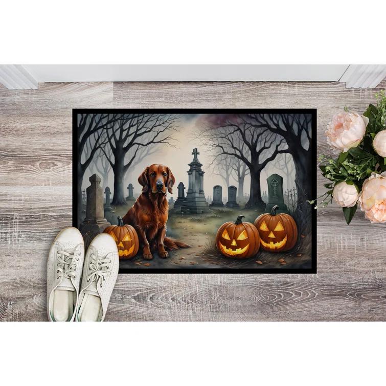 Arlmont & Co. Nofer Non-Slip Halloween Indoor / Outdoor Doormat