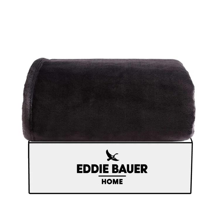 Eddie Bauer Eddie Bauer Ultra Lux Plush Solid Throw Blankets