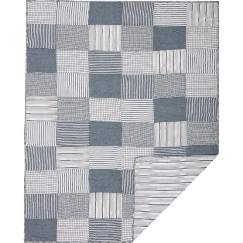 VHC Brands Sawyer Mill Handmade Throw Blanket