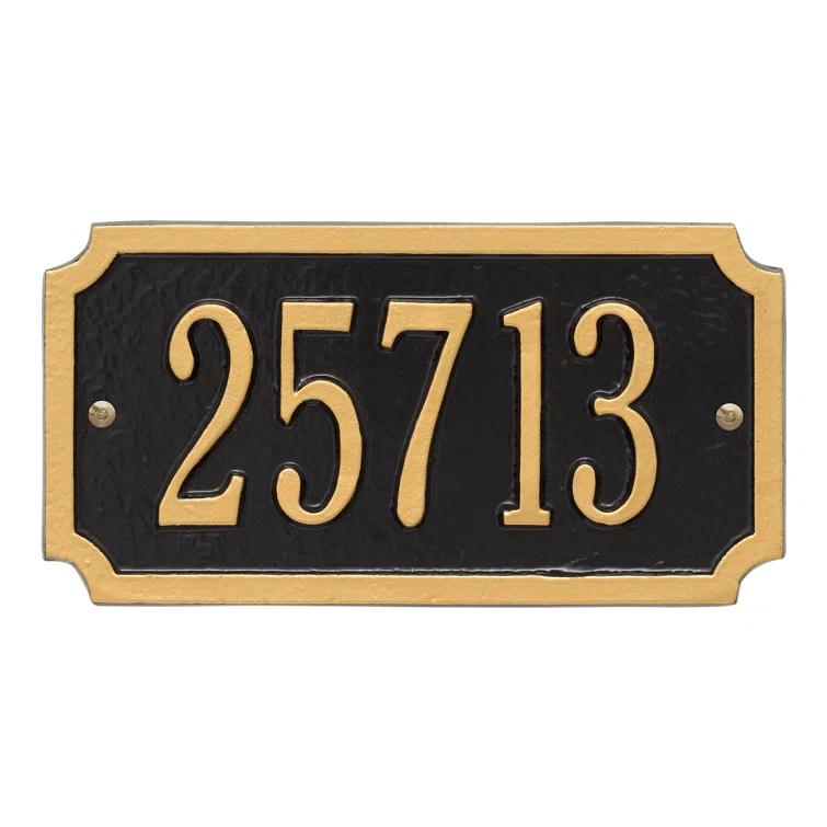 Whitehall Products 1-Line Wall Address Plaque