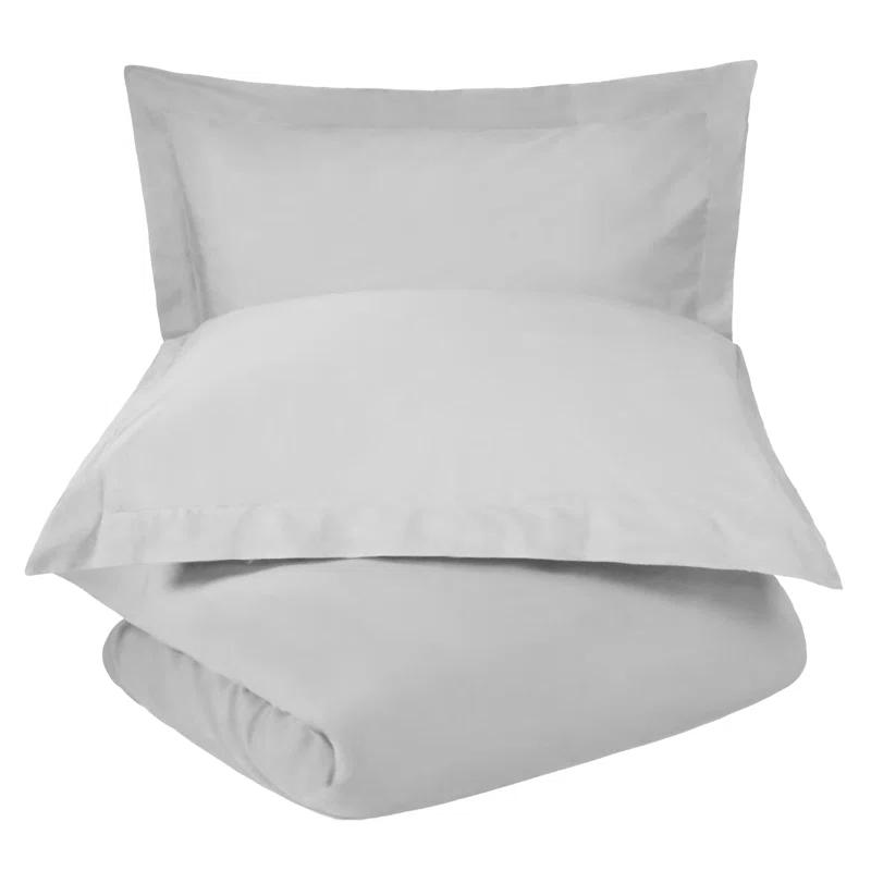 Simple Luxury Modern & Contemporary Cotton Standard Duvet Cover Set