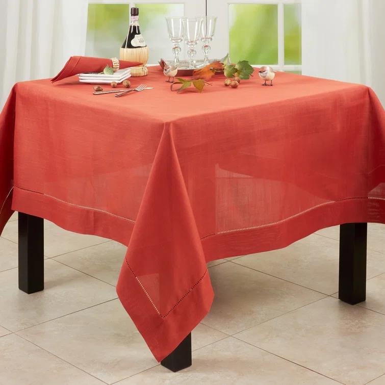 Ebern Designs Umana Solid Color Square Tablecloth