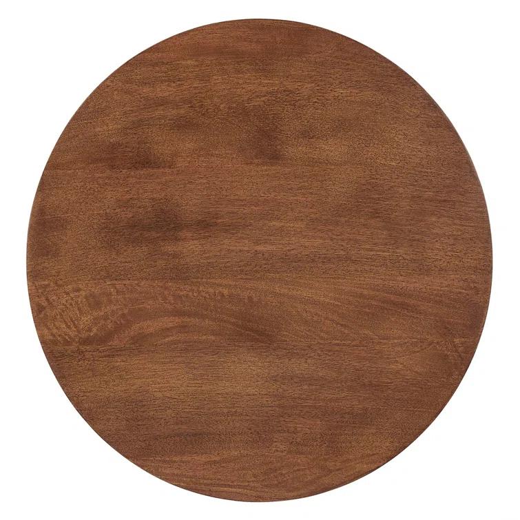 Modway Modway Lina Solid Wood Pedestal End Table
