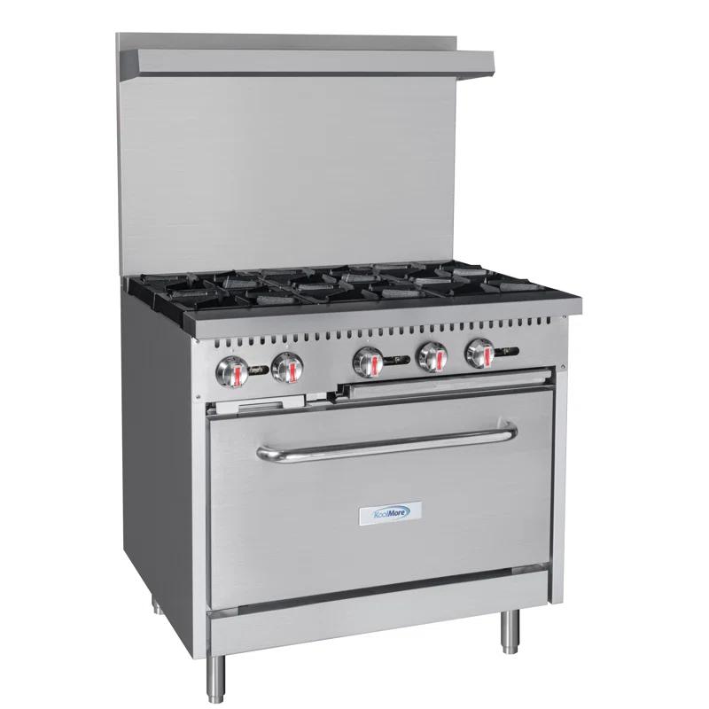 KoolMore KoolMore 36'' W Single Oven Commercial Gas Range