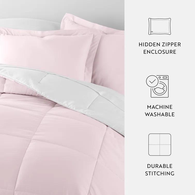 Becky Cameron Reversible Down-Alternative Comforter Bedding Set