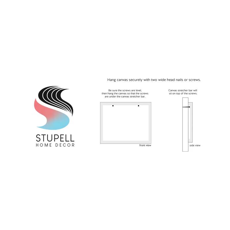 Stupell Industries " Abstract Pink Blocked Contemporary Shapes " by Melissa Wang 2 - Pieces Painting Print