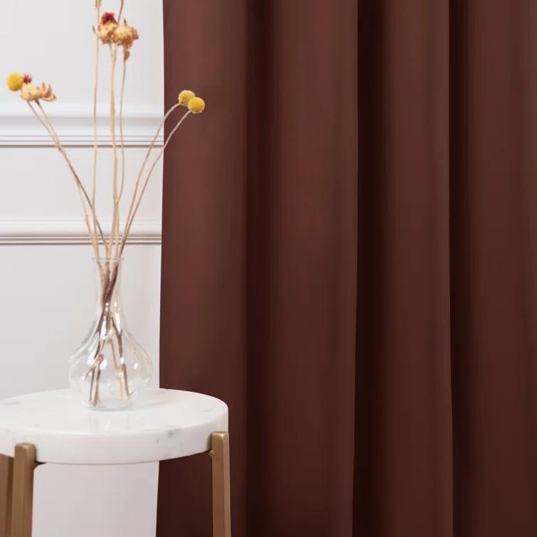 Best Home Fashion, Inc. Solid Grommet Blackout Thermal Curtain Panels & Reviews | Wayfair