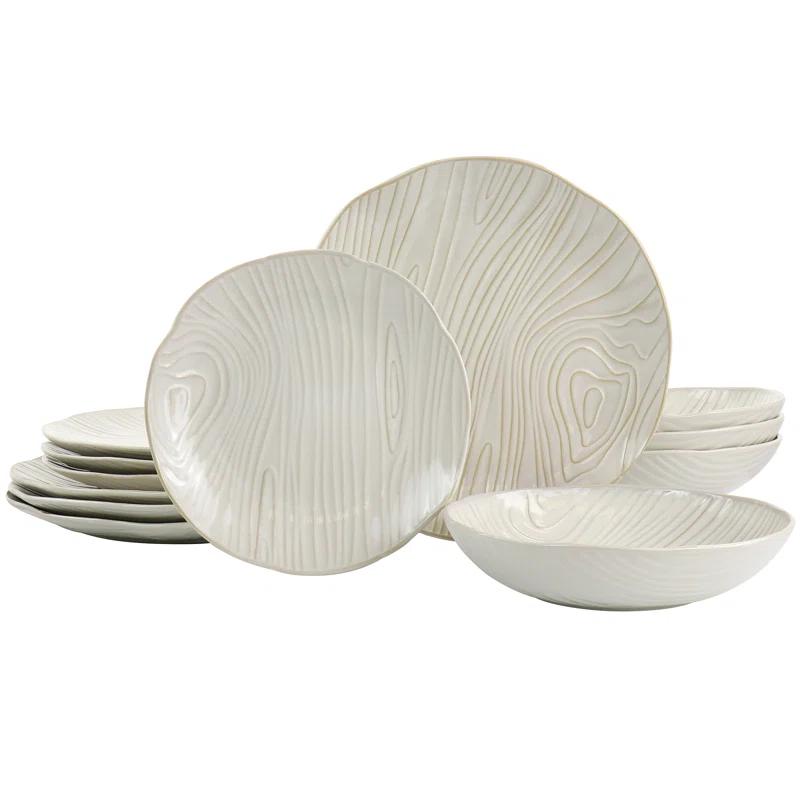 Martha Stewart 12 Piece Dinnerware Set, Service for 4