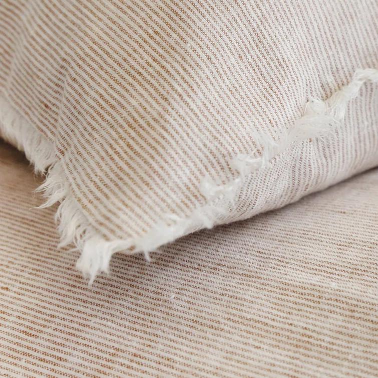 Logan Linen Sham by Pom Pom at Home - Terra Cotta / Standard