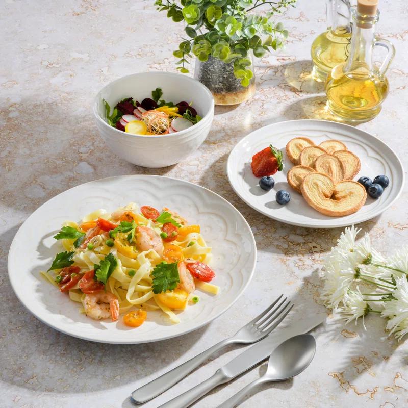 Gibson Alemany 18 Piece Dinnerware Set, Service for 6