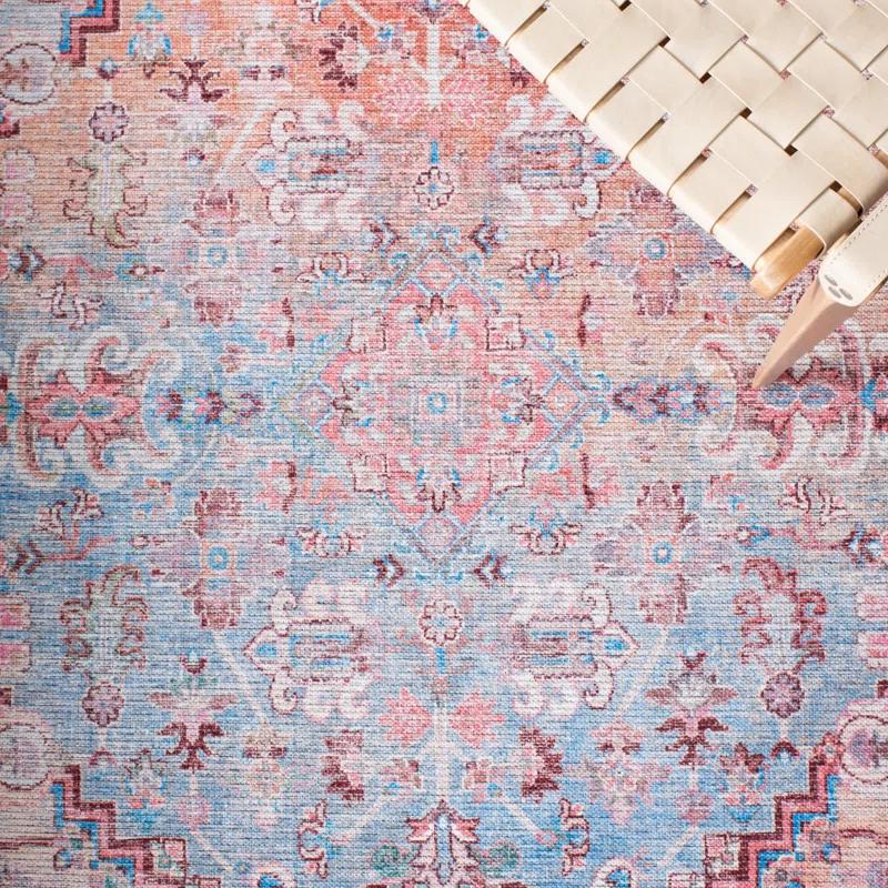 Mistana™ Teen Briana Oriental Pink/Blue Area Rug