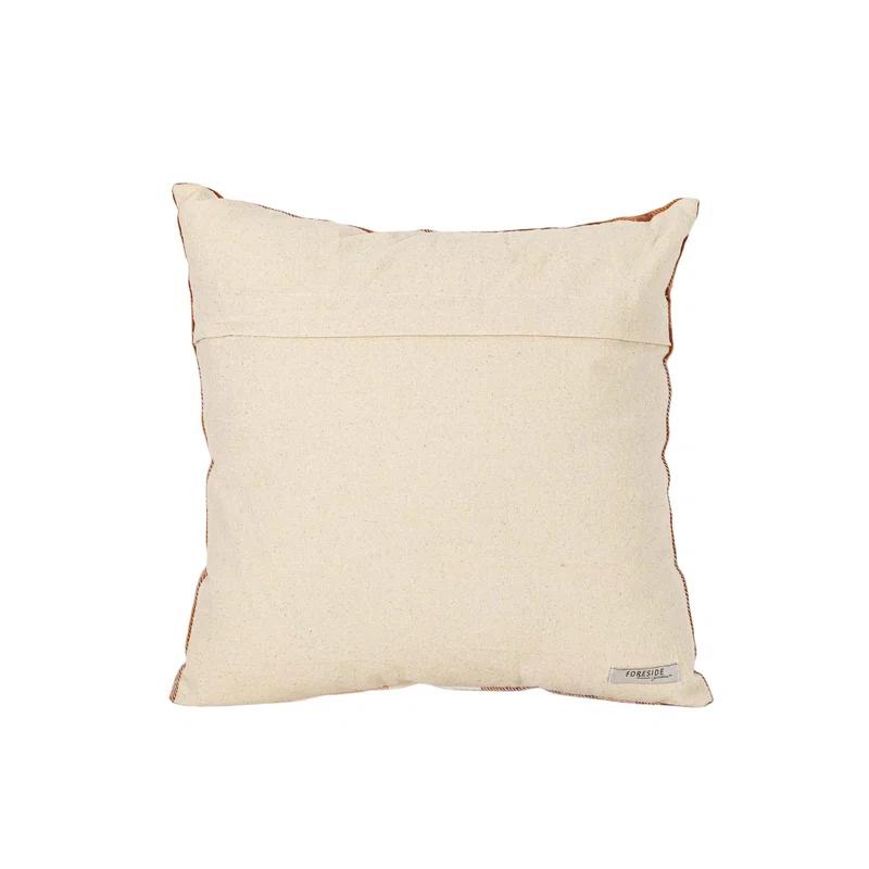 Plaid Cotton Throw Pillow