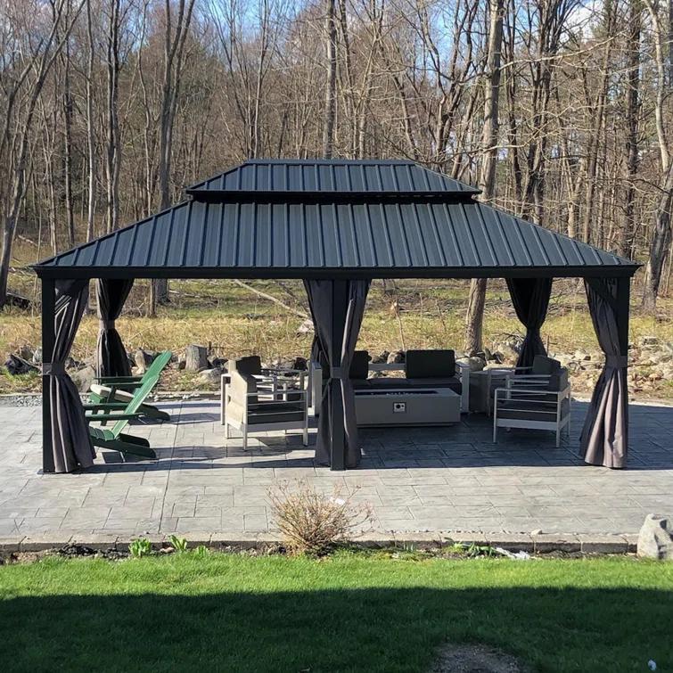 Purple Leaf Aluminum Patio Gazebo