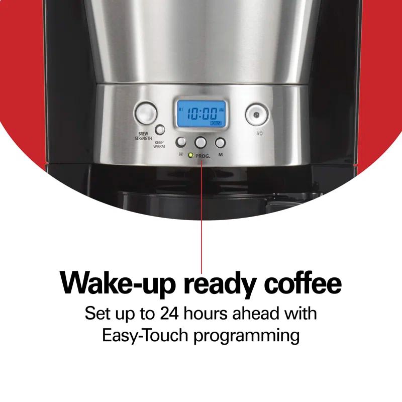 Hamilton Beach® Programmable Coffee Maker 12 Cup Capacity