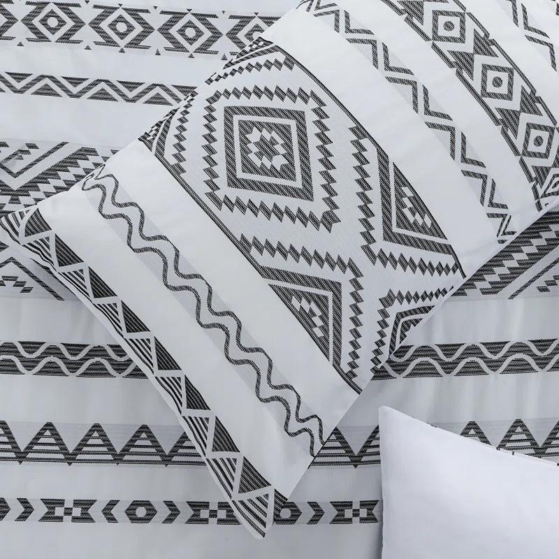 Suniya Microfiber Reversible Boho Comforter Set