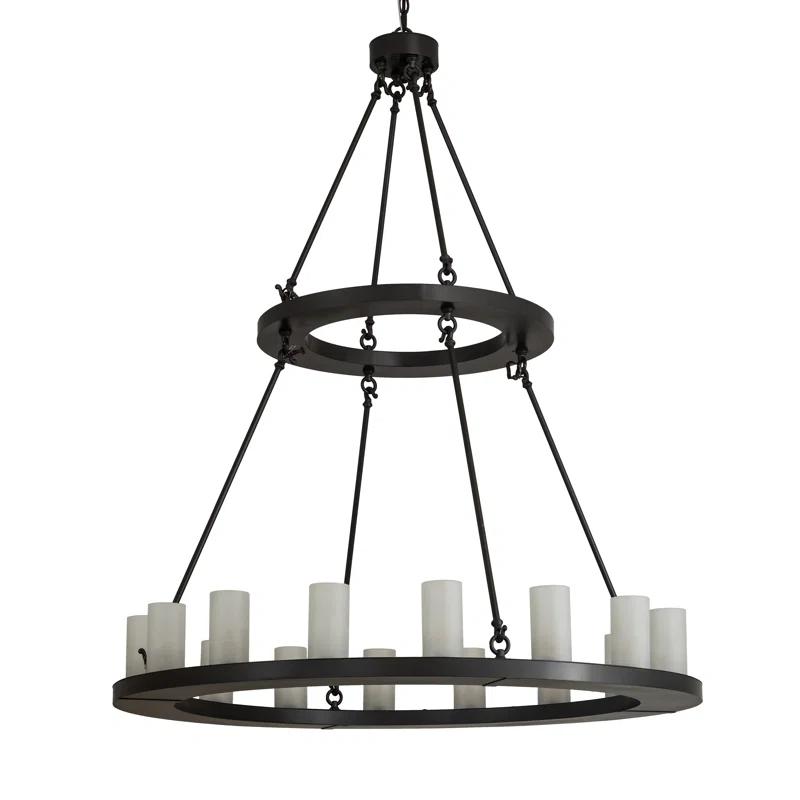 2nd Ave Lighting Loxley 16 - Light Timeless Bronze Unique/Statement Pendant