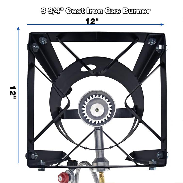 ARC ARC Propane Burner 37,000 BTU Stove Cast Iron Gas Cooker Stove Outdoor Cooking