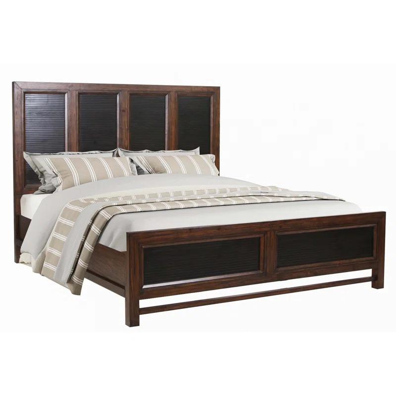 Ophelia & Co. Panel Bed, Two-Tone Finish