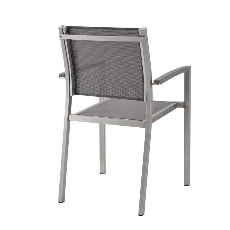 Modway Shore Dining Chair Outdoor Patio Aluminum (Set of 2)
