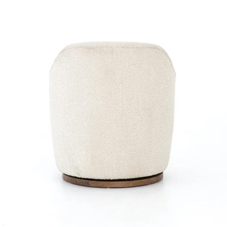 Margie Swivel Chair - Natural Boucle