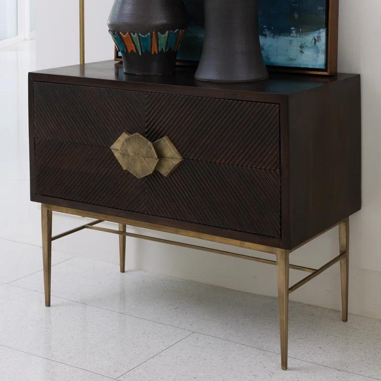 Global Views Galapagos Two-Drawer Chest