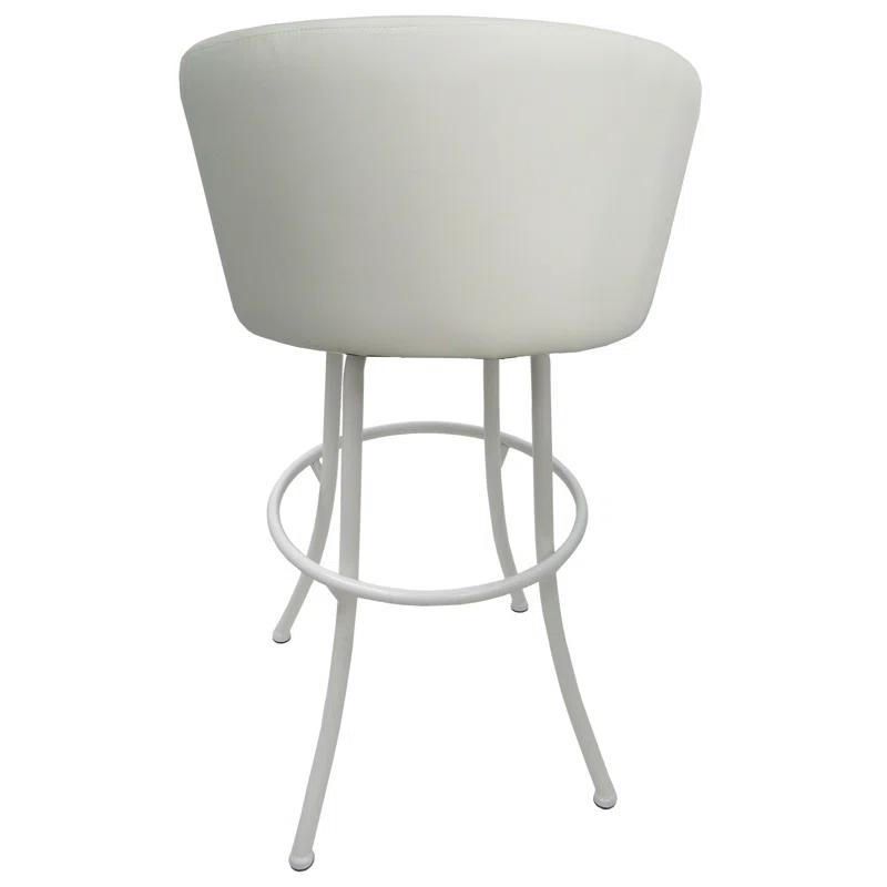 Winston Porter Ivette Swivel Upholstered Counter Stool
